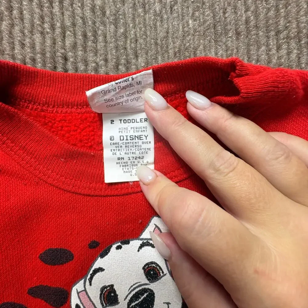 Vintage 90’s Disney 101 Dalmatians 2T Sweatshirt